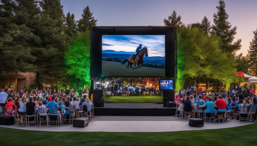 Mobile LED video wall Castle Rock