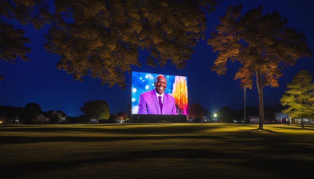 Outdoor LED Screens for Religious Services