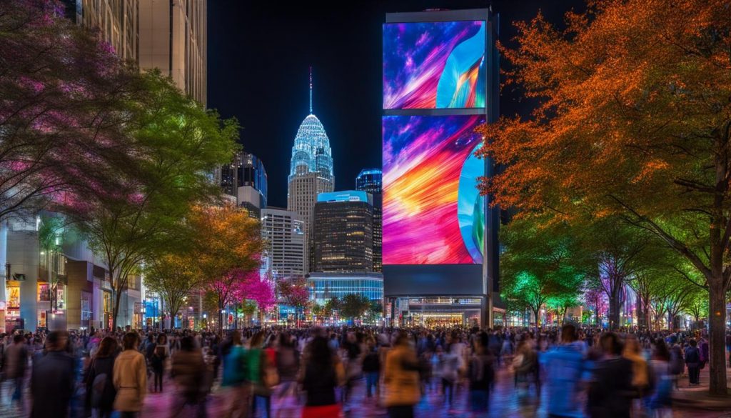 Outdoor LED display in Charlotte