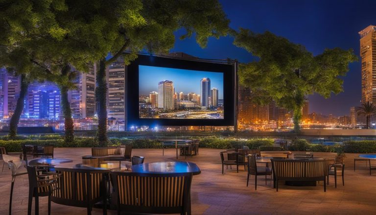 Outdoor LED screen in Alexandria