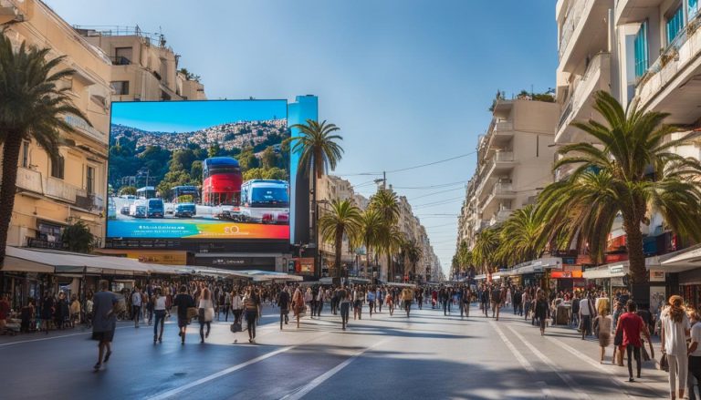 Outdoor LED screen in Athens