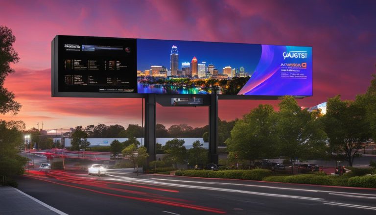 Outdoor LED screen in Augusta