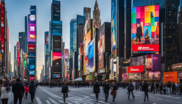 Outdoor LED screen in Bayonne