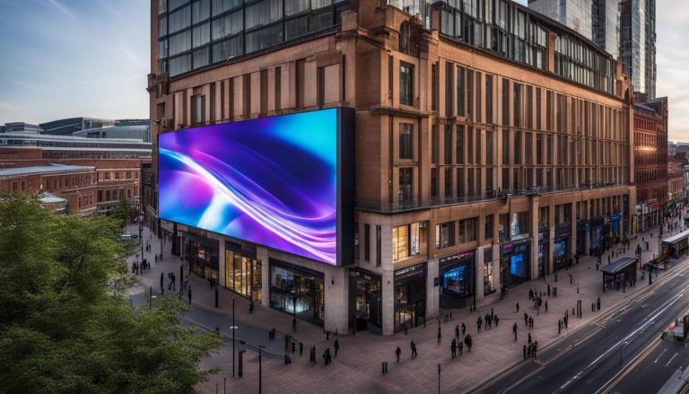 Outdoor LED screen in Birmingham