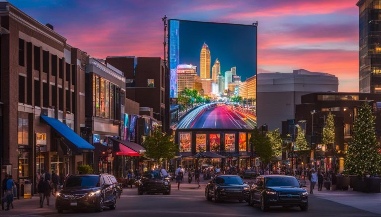 Outdoor LED screen in Chesapeake