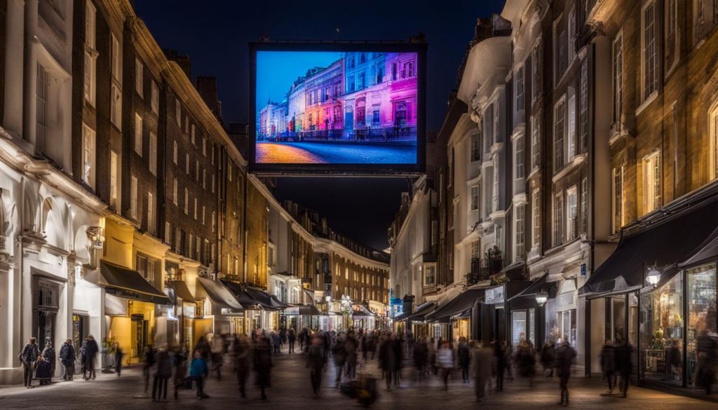 Outdoor LED screen in Clifton