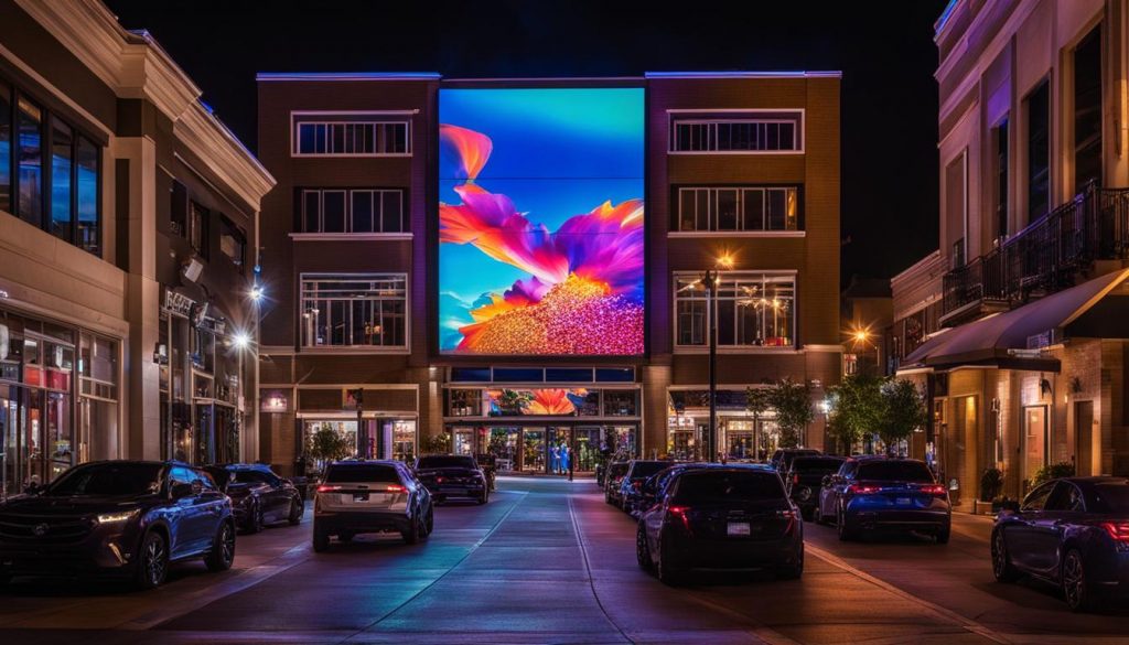 Outdoor LED screen in Danville