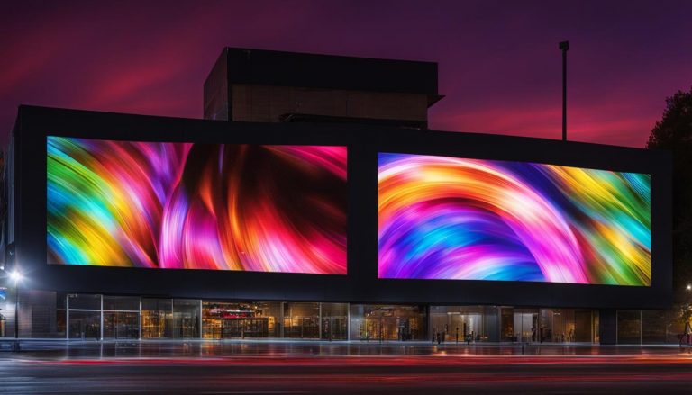 Outdoor LED screen in Fayetteville