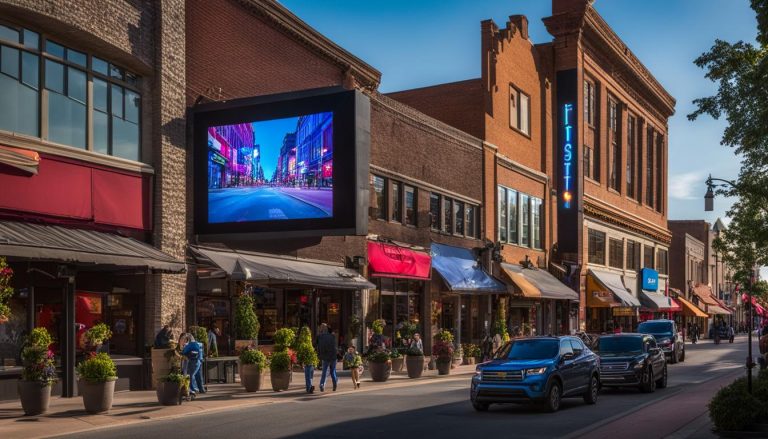 Outdoor LED screen in Fort Smith