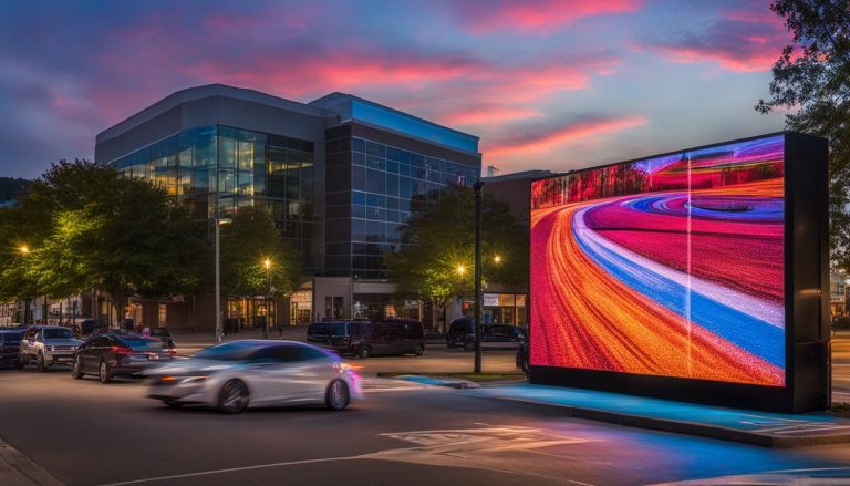 Outdoor LED screen in Gastonia