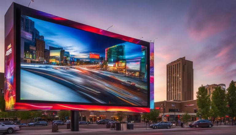 Outdoor LED screen in Greeley