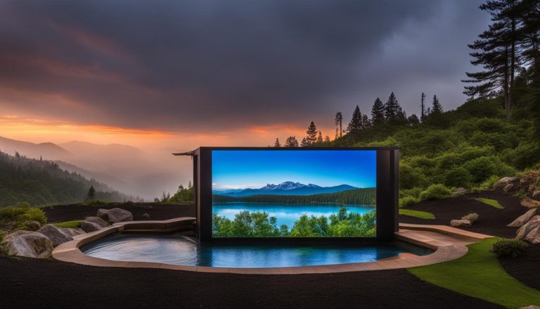 Outdoor LED screen in Hot Springs