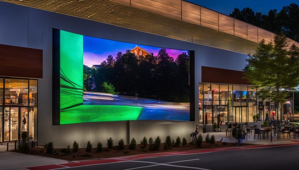 Outdoor LED screen in Huntersville