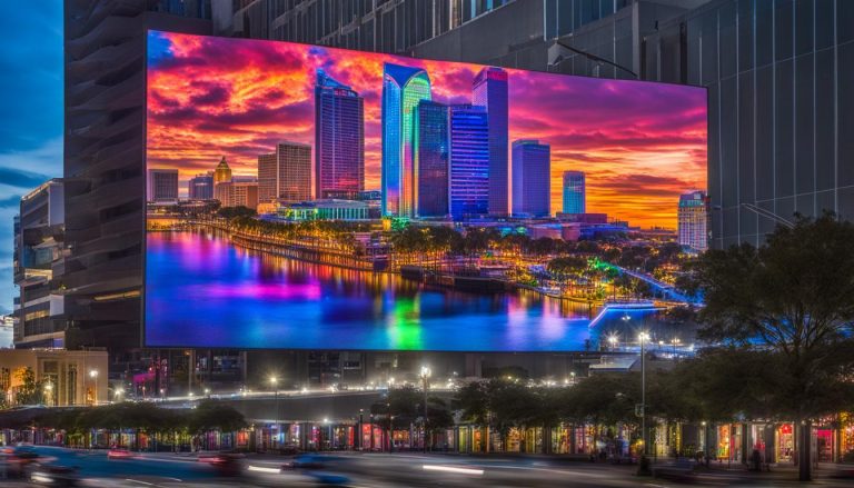 Outdoor LED screen in Jacksonville