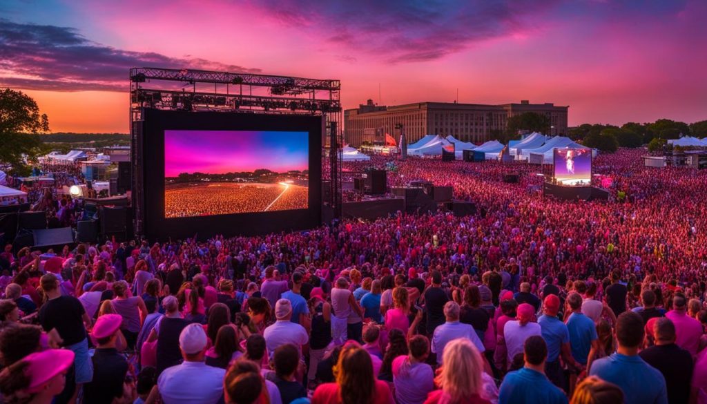 Outdoor LED screen in Joliet