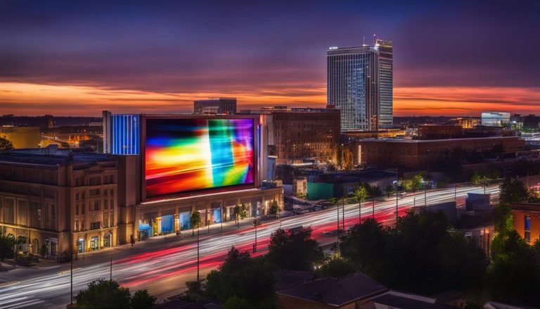 Outdoor LED screen in Macon