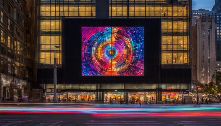 Outdoor LED screen in Madison