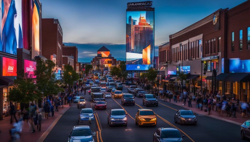 Outdoor LED screen in Manassas