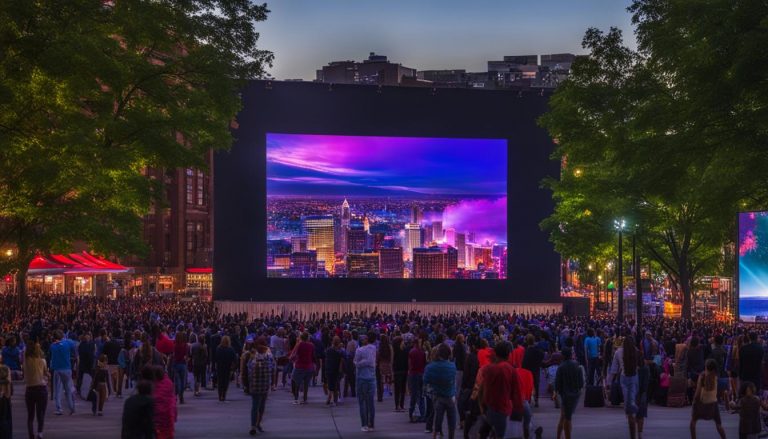 Outdoor LED screen in Passaic