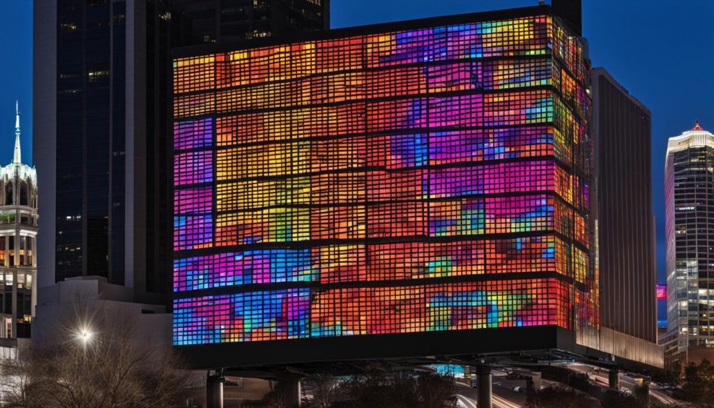 Outdoor LED screen in Raleigh