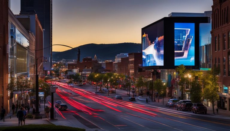 Outdoor LED screen in Roanoke