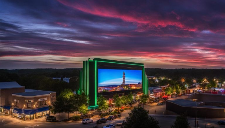 Outdoor LED screen in Russellville