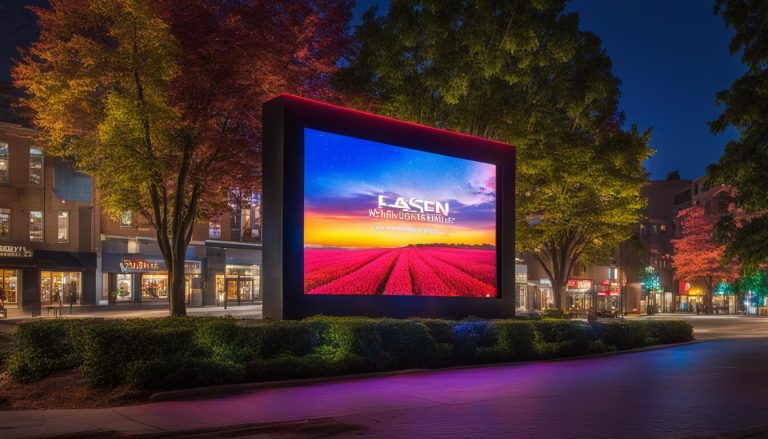 Outdoor LED screen in Salem