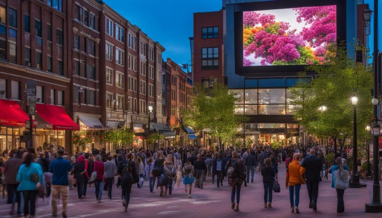 Outdoor LED screen in Springdale