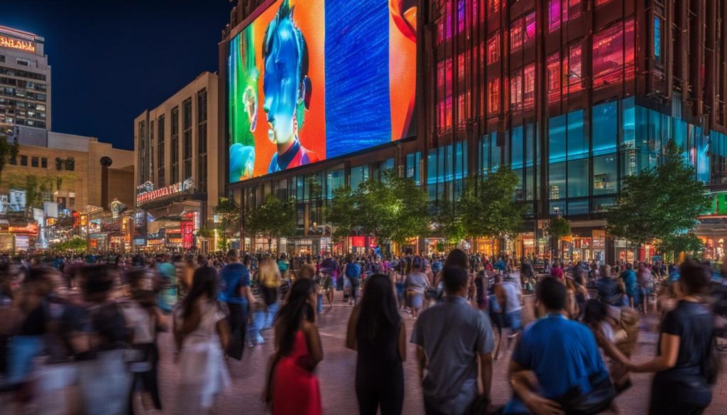 Outdoor LED screen in Texarkana