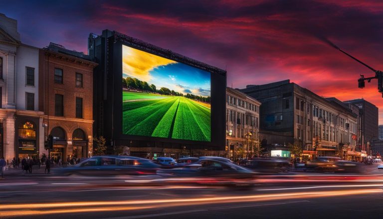 Outdoor LED screen in Trenton