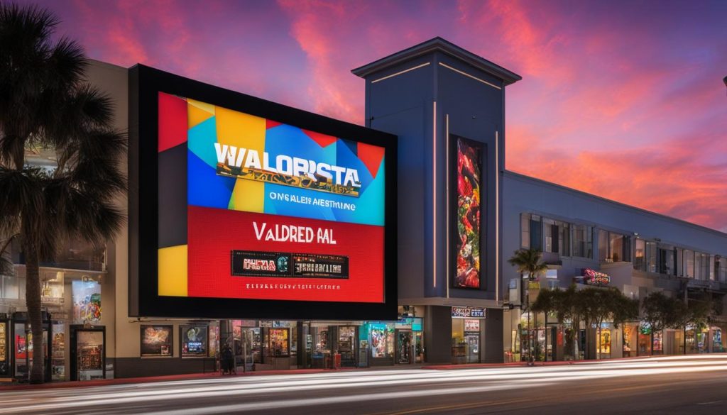 Outdoor LED screen in Valdosta