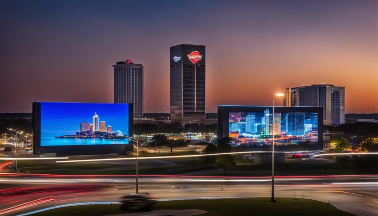 Outdoor LED screen in Warner Robins