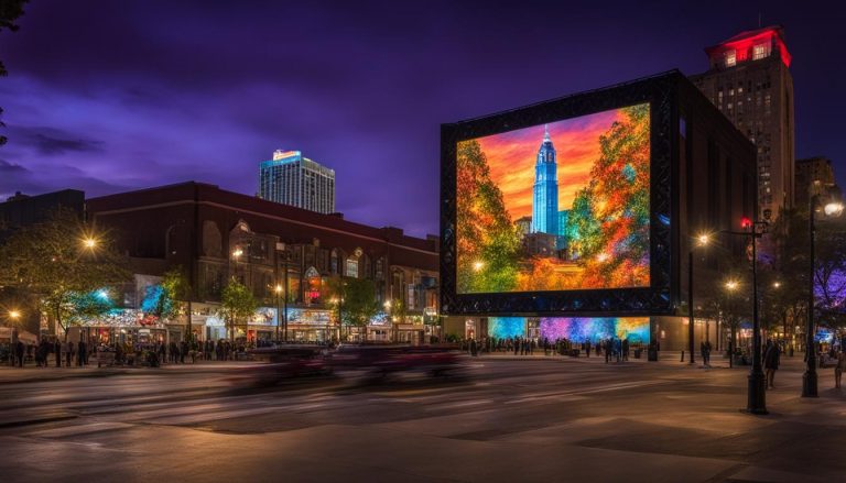 Outdoor LED screen in Waukegan