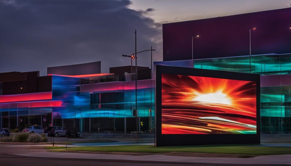 Outdoor LED screen in West Memphis