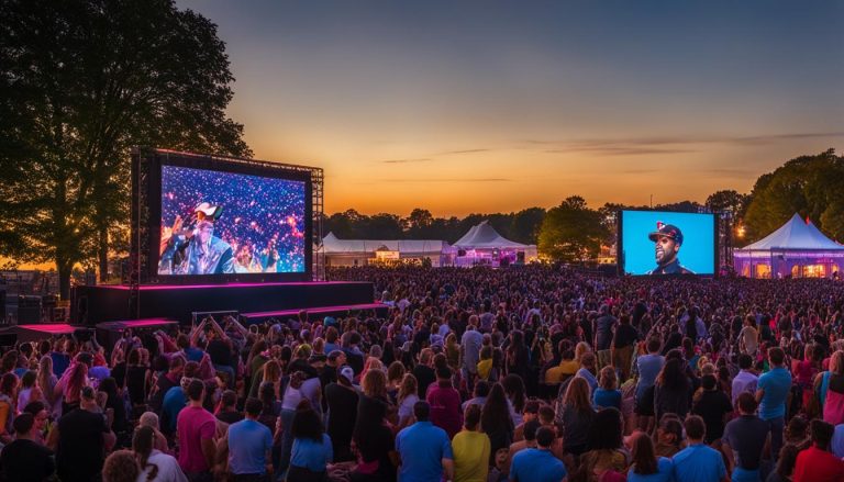 Outdoor LED screen in Winchester