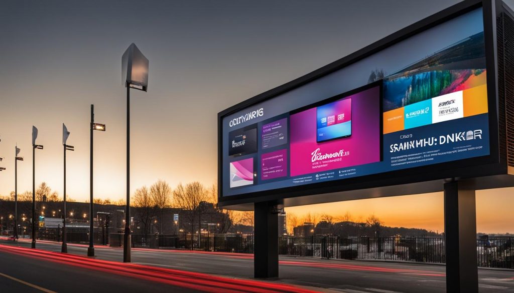 Outdoor digital signage