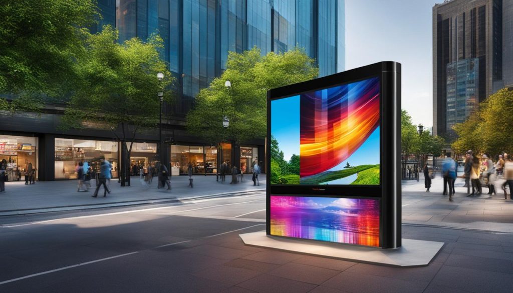 Outdoor digital signage