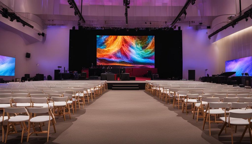 Portable LED Wall for Church Technology Solutions