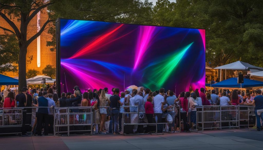 Portable LED Wall in Hampton