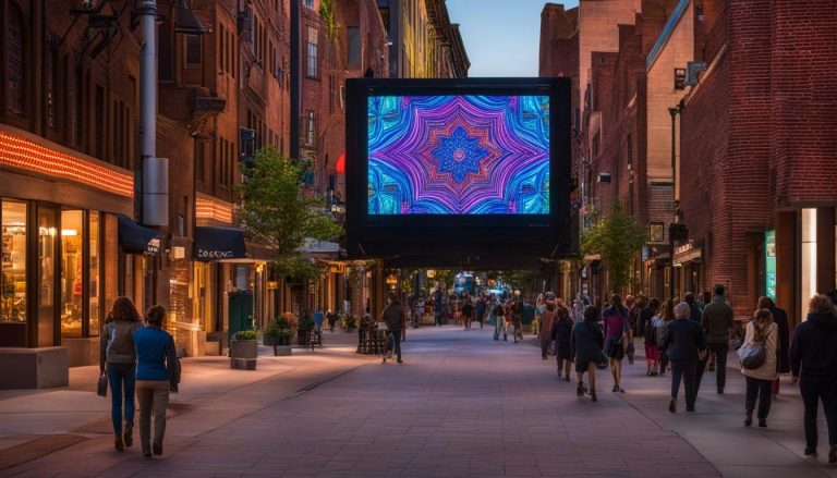 Portable LED wall in Asheville