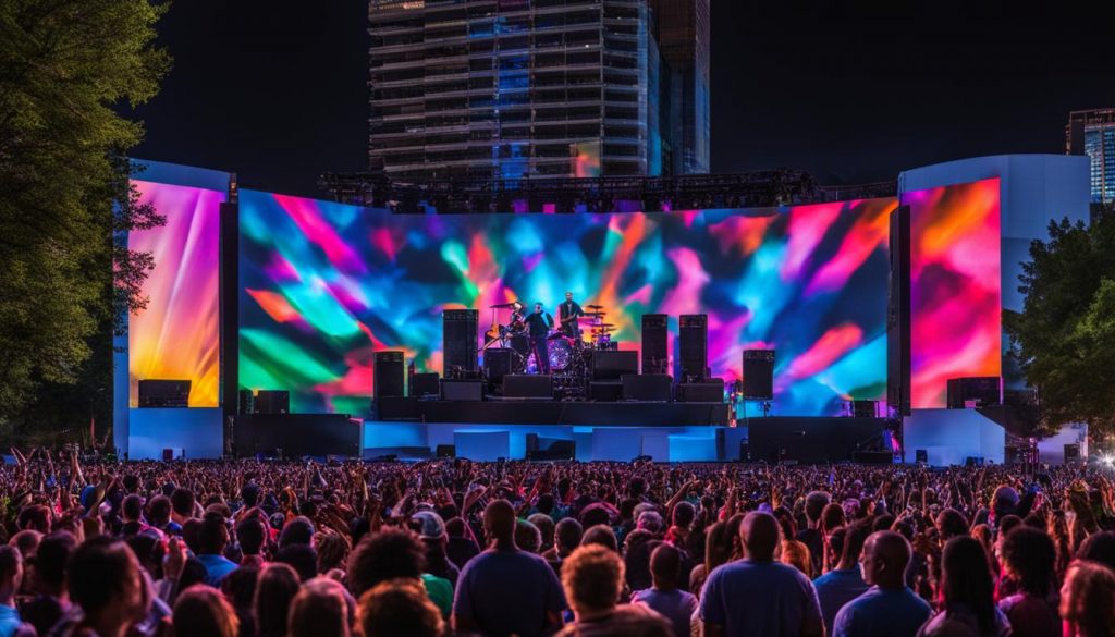 Portable LED wall in Atlanta