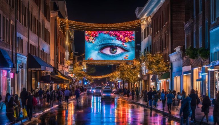 Portable LED wall in Augusta