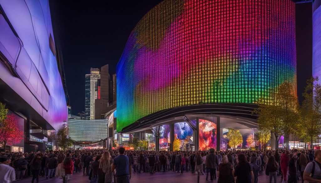 Portable LED wall in Benton