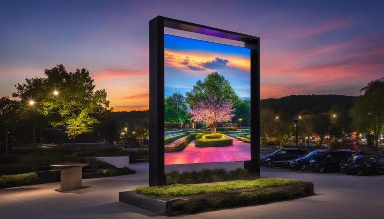 Portable LED wall in Bentonville