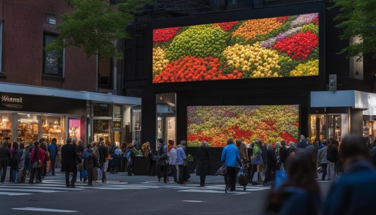 Portable LED wall in Brookline