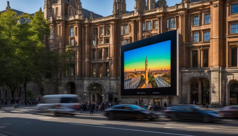 Portable LED wall in Cambridge