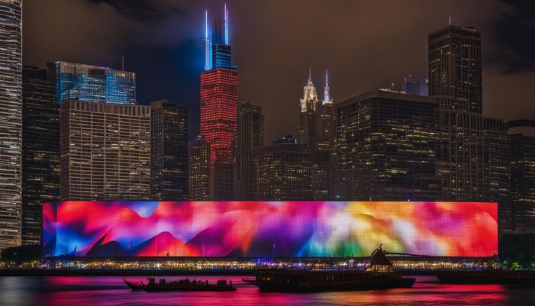 Portable LED wall in Chicago