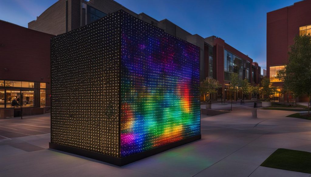 Portable LED wall in Fort Collins