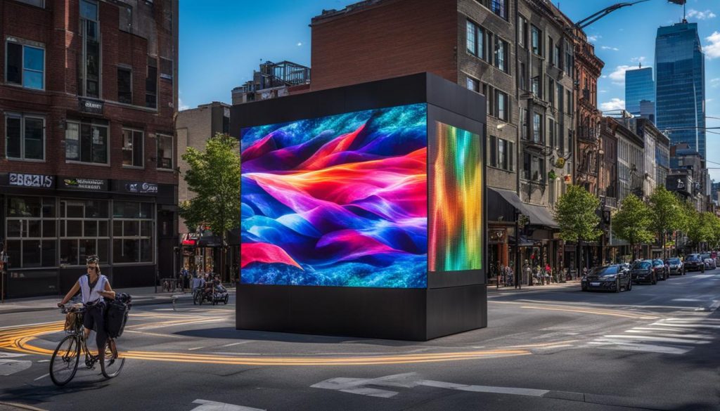 Portable LED wall in Jersey City