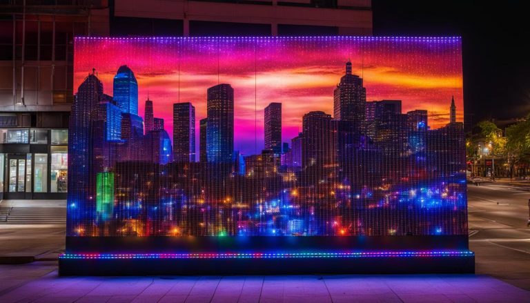 Portable LED wall in Malden